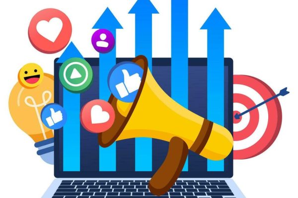 social-media-marketing-strategy-digital-marketing-agency-startup-business-promotion-e-commerce-online-social-media-marketing-campaign-concept-for-ui-web-design-landing-page-web-banner-app-vector